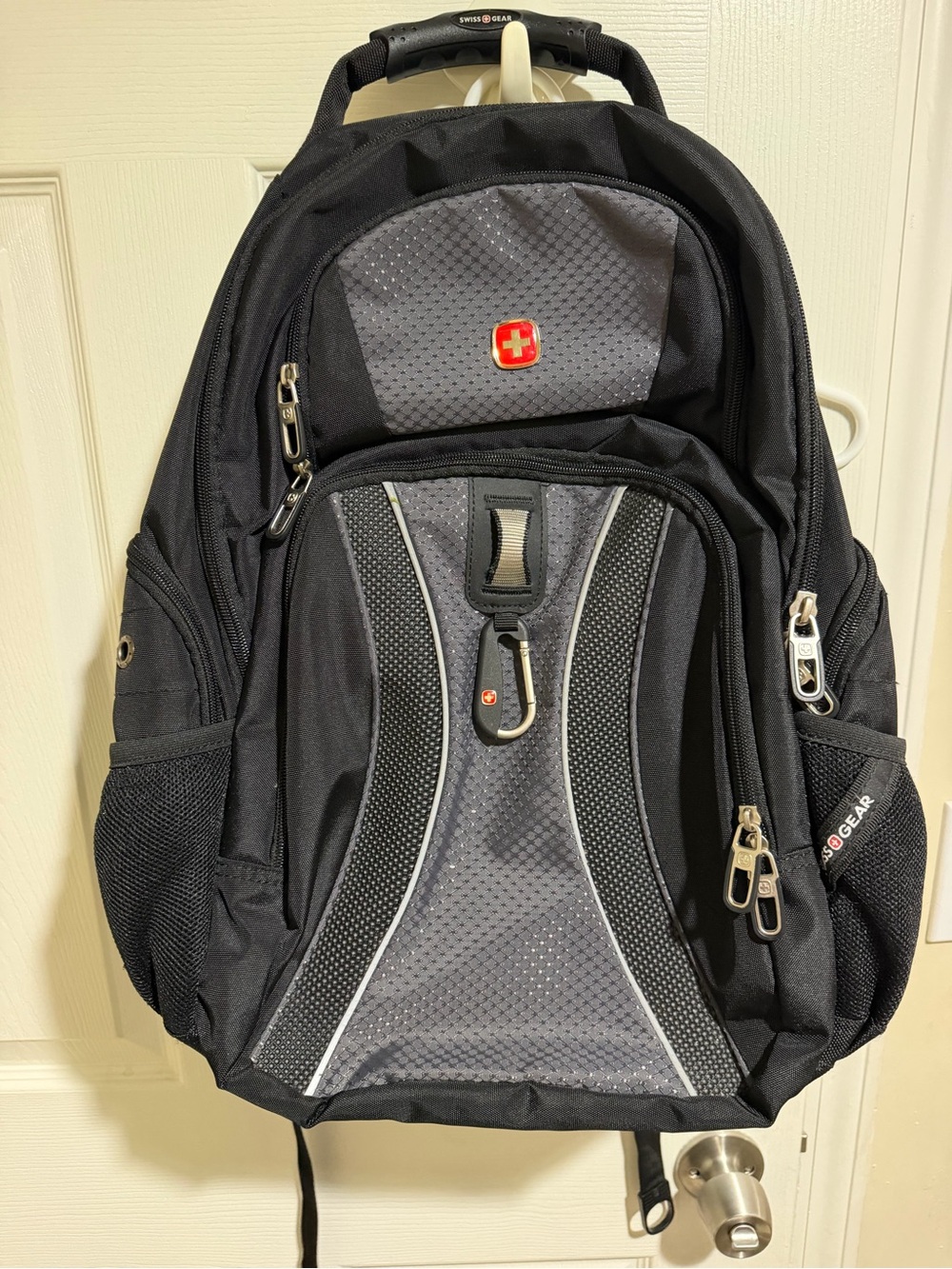 SwissGear Black and Gray Men's Travel Laptop Backpack - used once